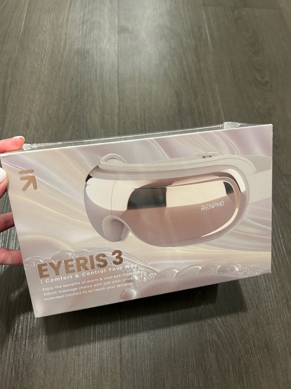 NWT Eyeris 3 Eye Massager in Blush Rose